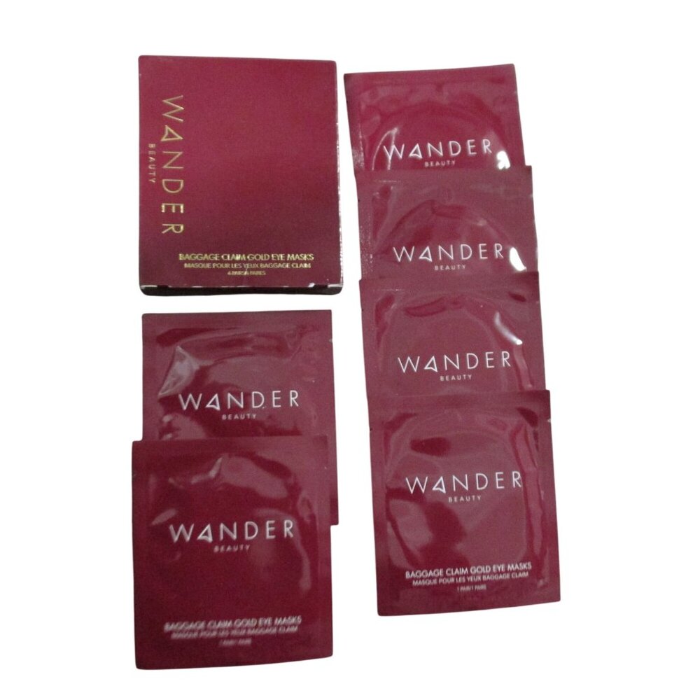 Wander Beauty Baggage Claim Eye Masks - Gold (6 pair) - Picture 4 of 6